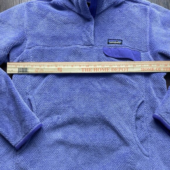 Patagonia Women's Re-Tool Snap-T Fleece Pullover Large Purple - Picture 5 of 6
